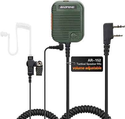 Baofeng AR-152 PTT Microphone