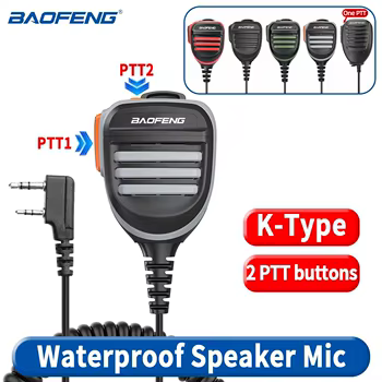 Cheap PTT External Microphone For Baofeng / Quansheng