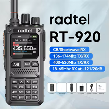 Radtel RT-920 10 Watt HAM Shortwave 2-Way Radio