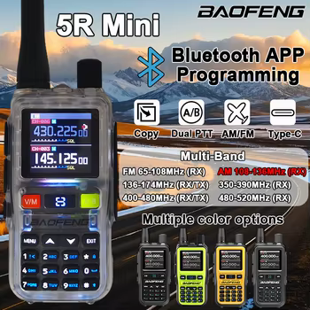 Baofeng UV-5R Mini White Walkie Talkie