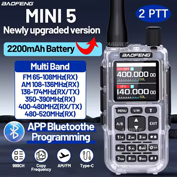 Baofeng Mini 5R Vs Mini 5 Differences